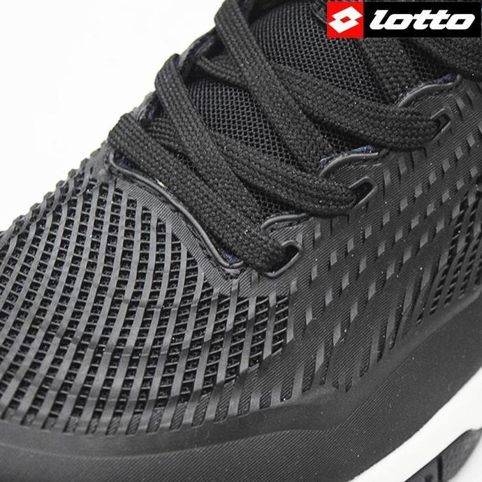 Sepatu Tenis Lotto Caleb Black
