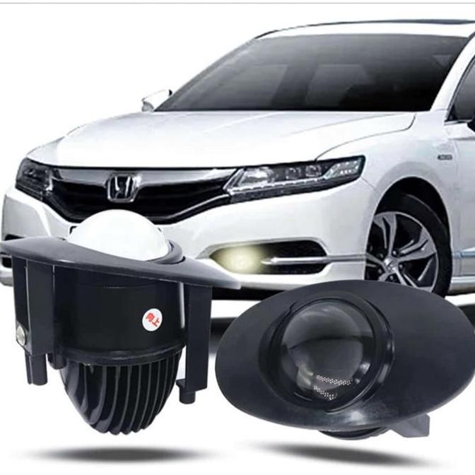 fog lamp oval projector Honda Jazz HRV CRV Brio Mobilio Freed merk IPHCAR blue lens Hi Lo BI Led mur