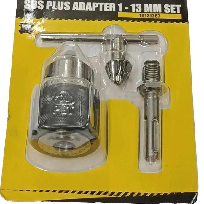 Promo Krisbow Kepala Mesin Bor 1-13Mm Lengkap Adaptor // Sds Plus Adaptor 1-13Mm Set