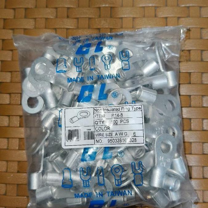 Sale Skun Kabel Skun Ring Skun O Polos 16 Mm R 14-8 Cl ( 100 Pcs )