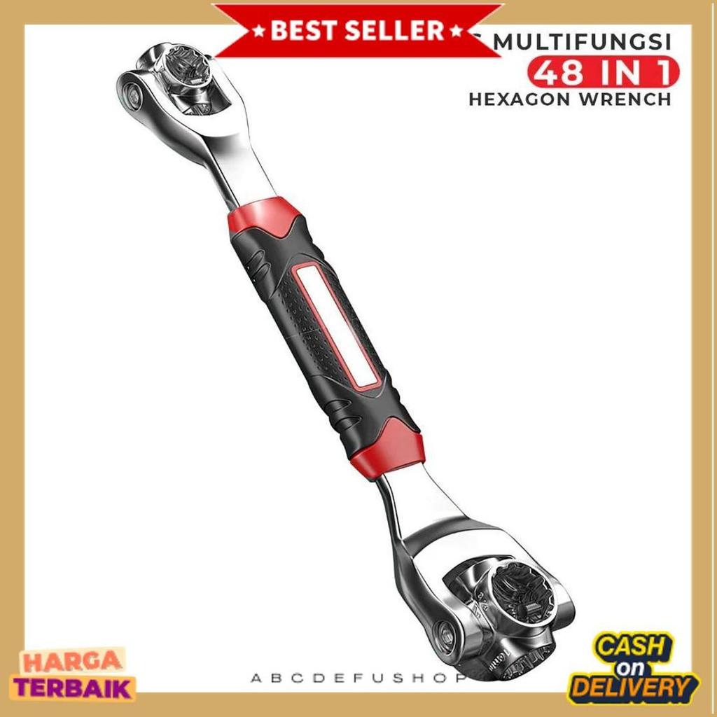 Sale Dolphin Tool Kunci Pas Tiger Wrench 48In1 Socket Multifungsi Kunci Pas Universal 48 In 1