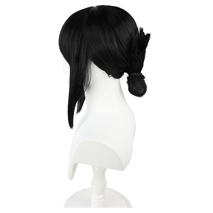 LOL-63 wig rambut palsu daily lolita cosplay love is war kaguya sama hitam murah