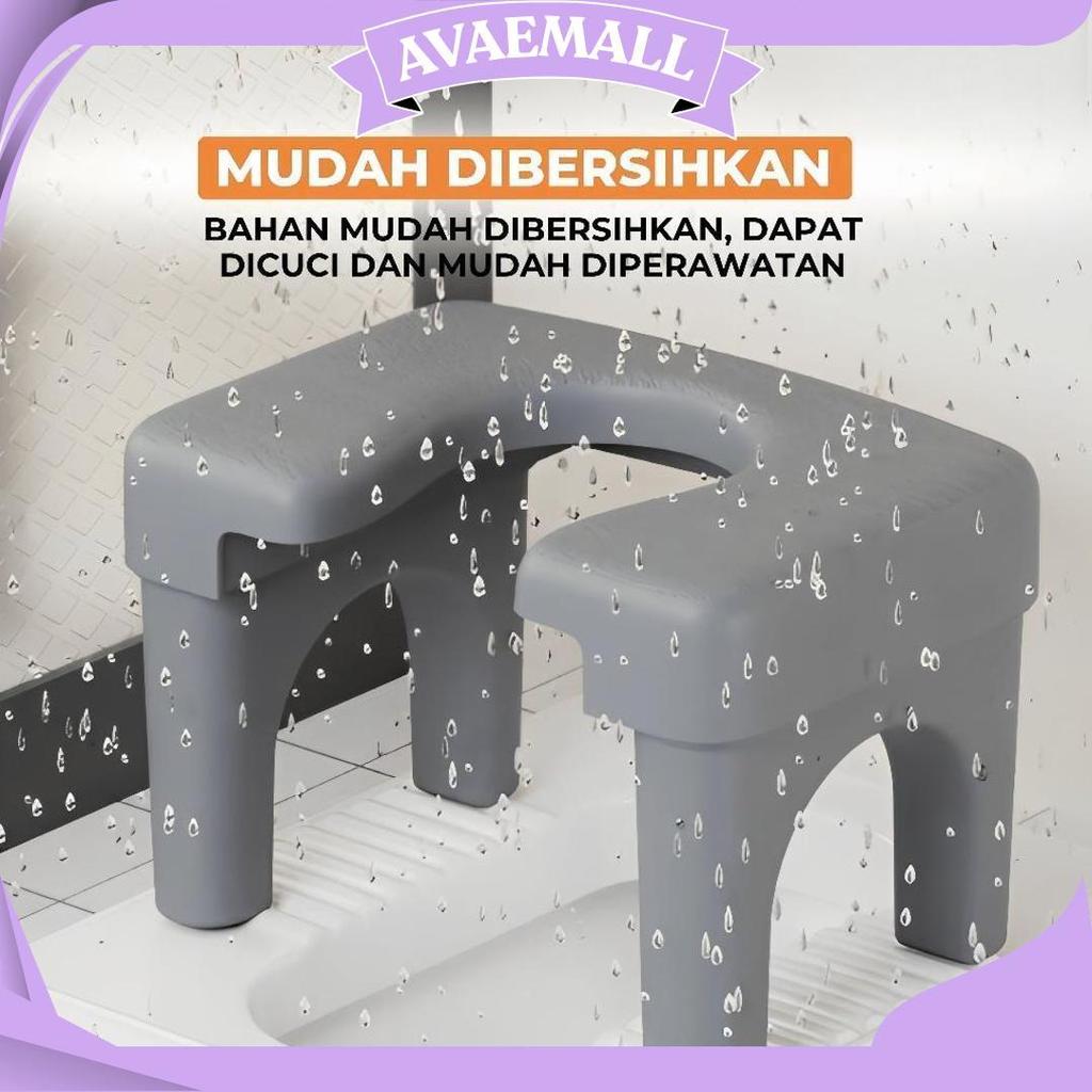 Huicome Kursi  jongkok , toilet jongkok siram kamar mandi ibu hamil, toilet jongkok plastik Cod