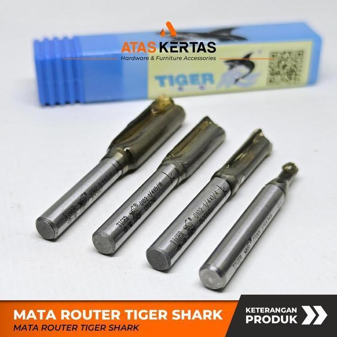 Sale Mata Profil Router Tiger Trimmer Serba Guna - Mata Router Kayu Hpl - Straight Bit Flush Trimmer