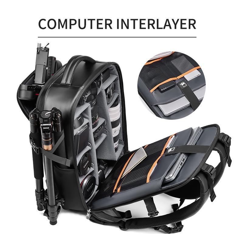 Promo SEA CHOICE Tas Ransel Kamera Besar,  Tas Kamera Fotografi untuk Sony Canon Nikon, Tripod, Lapt