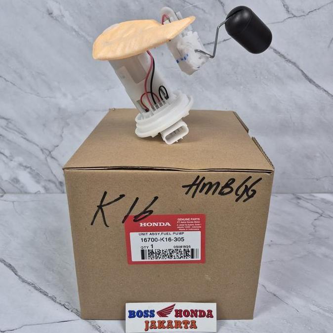 16700-K16-305 : FUEL PUMP ASSY BEAT FI K25 ( 2012 - 2014 ) & SCOOPY K16G ( 2013 - 2015 ) & K16R ( 20