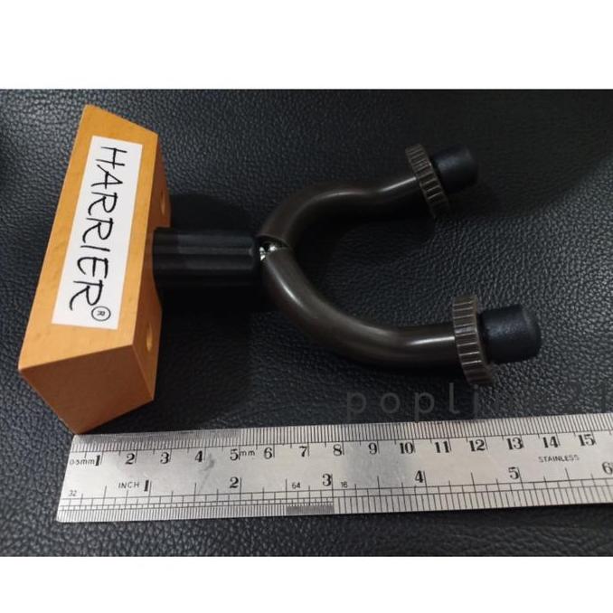 Gantungan Gitar Dasar Kayu / Wood Base Guitar Hanger HARRIER