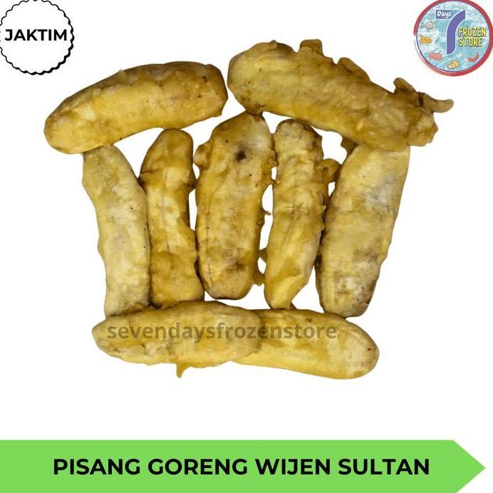 Pisang Goreng Wijen Sultan Beku Frozen Isi 12