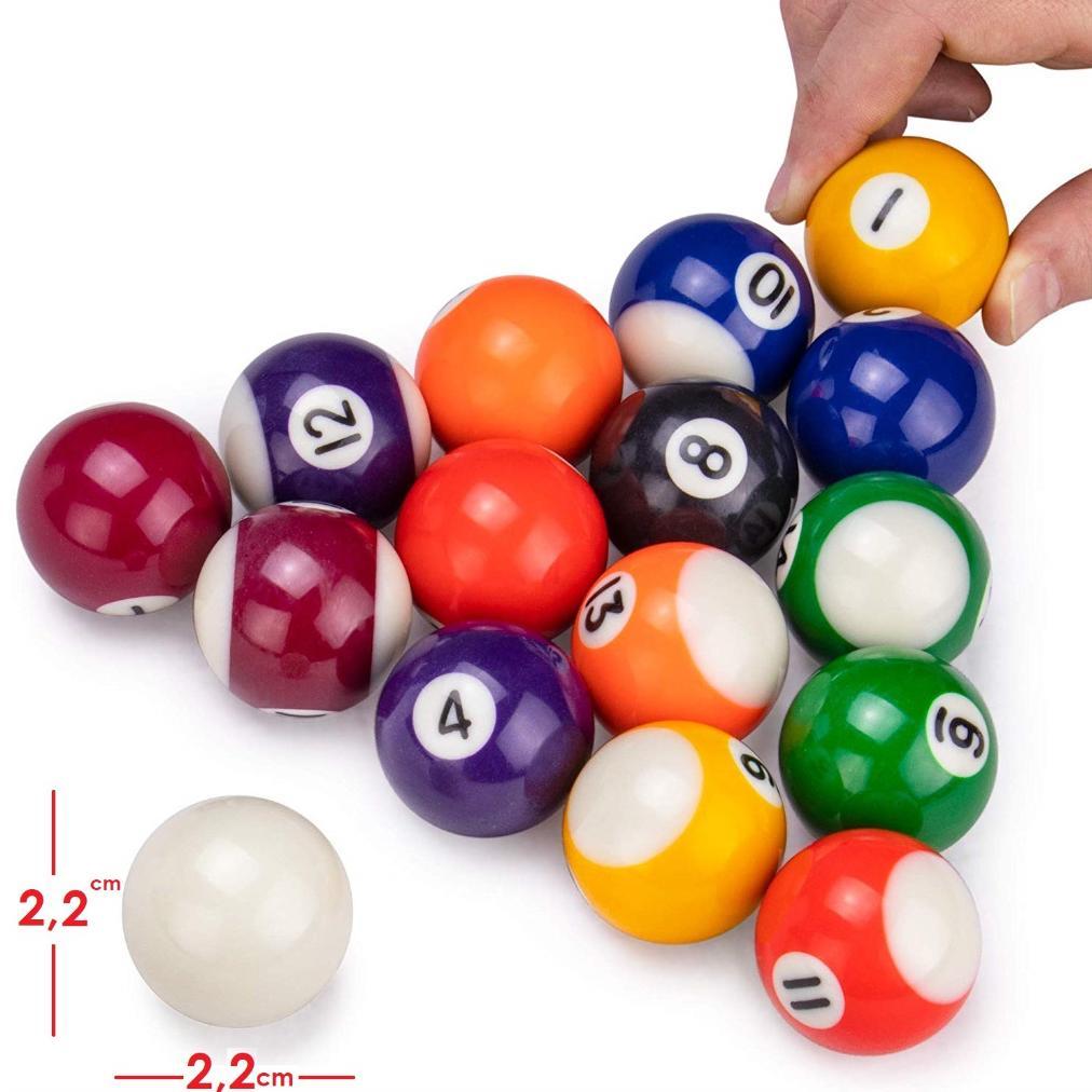 VIREKAMART JSHOPPE 16 BOLA BILLIARD MINI / MINI BILLIARD BALL / BOLA BILYAR UKURAN MINI TERLARIS