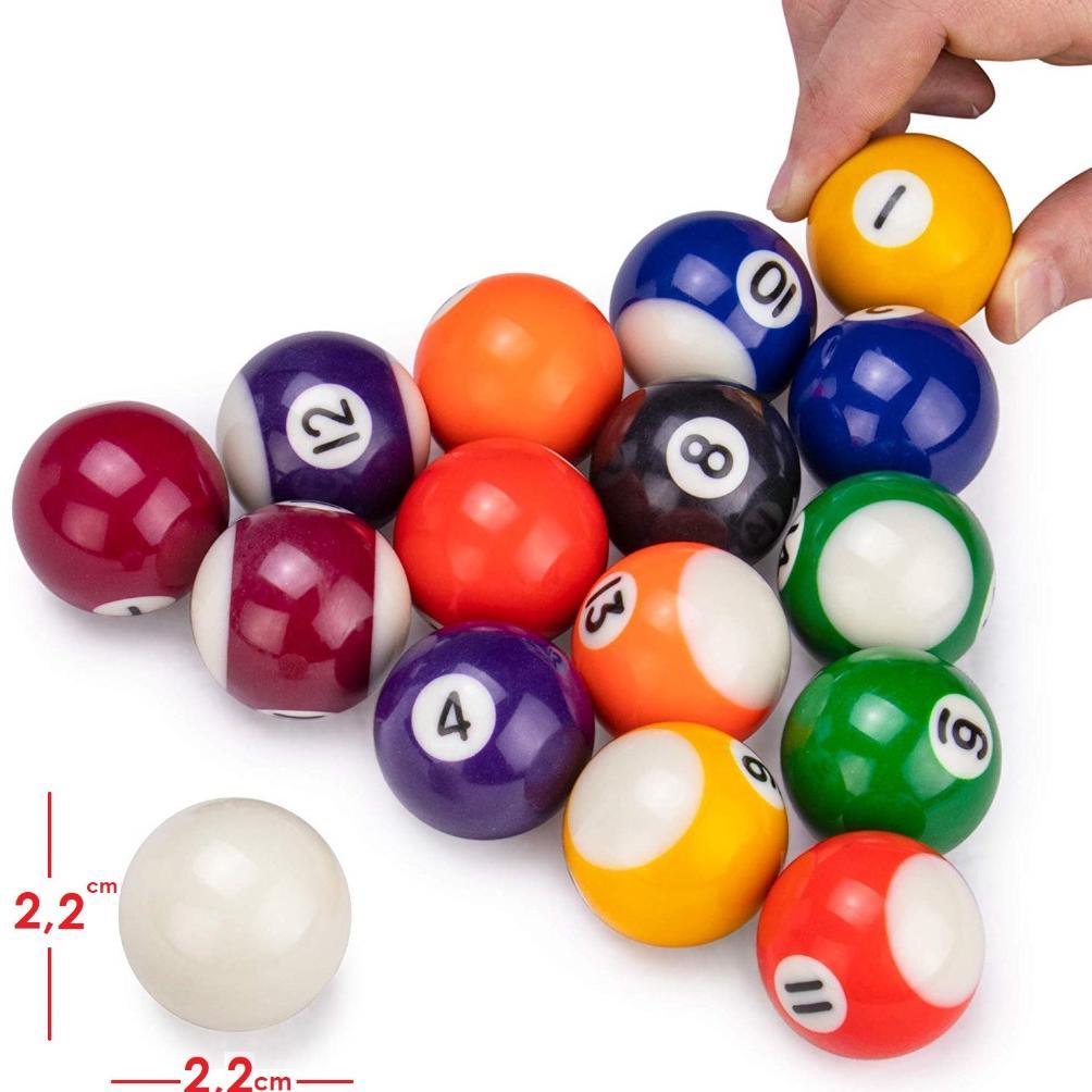 VELISSA JSHOPPE 16 BOLA BILLIARD MINI / MINI BILLIARD BALL / BOLA BILYAR UKURAN MINI HEMAT
