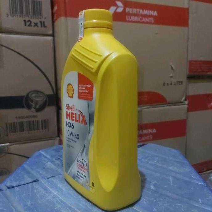 TERLARIS OLI MESIN MOBIL SHELL HELIX HX6 gratis ongkir