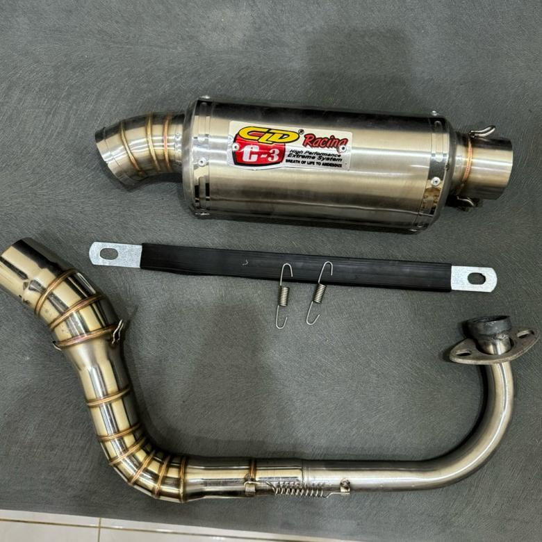 Promo Knalpot Cld C3 Oval Short For Beat.Mio Sporty.Scopy. Dll
