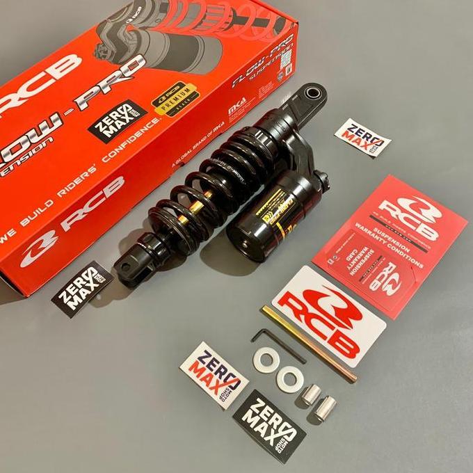 Shockbreaker Shock RCB Racing Boy Flow Pro 305mm Premium Black Mio Sporty Mio Smile Mio J Mio Z Mio 