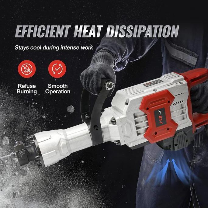 Sale Jld Mesin Jack Hammer Bobok Beton 1800W Demolition Hammer 100% Baru Asli Promo Gratis Pahat Pah