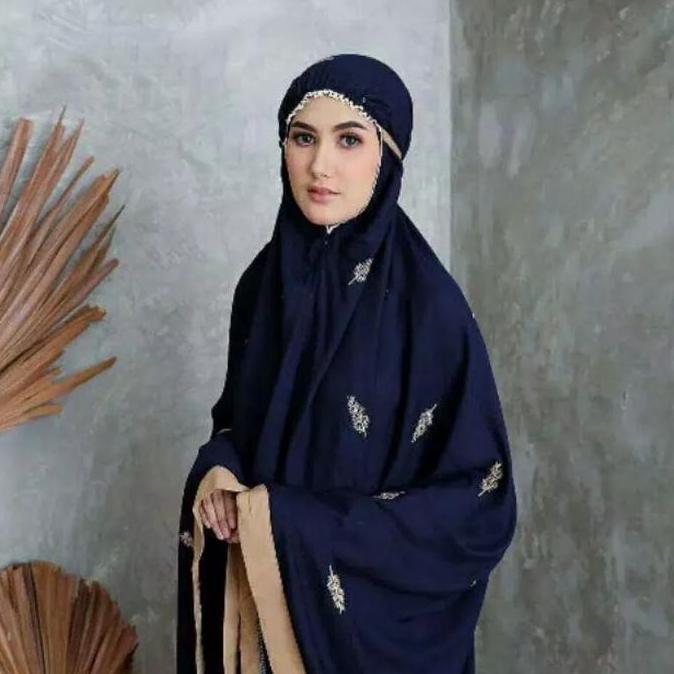 MUKENA RAYON BORDIR TROPIKAL MUKENAH TIMBUL ADEM CANTIK RAISSA
