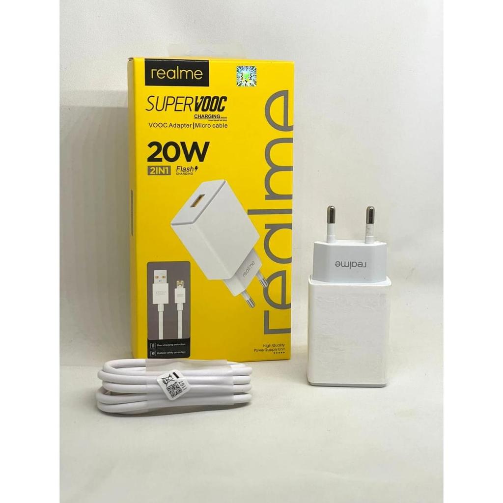 Termurah / Hot Sale Charger Realme 20W Ak933 Original 100% Micro Usb Support Realme C1 C2 C3 C5 3I 5