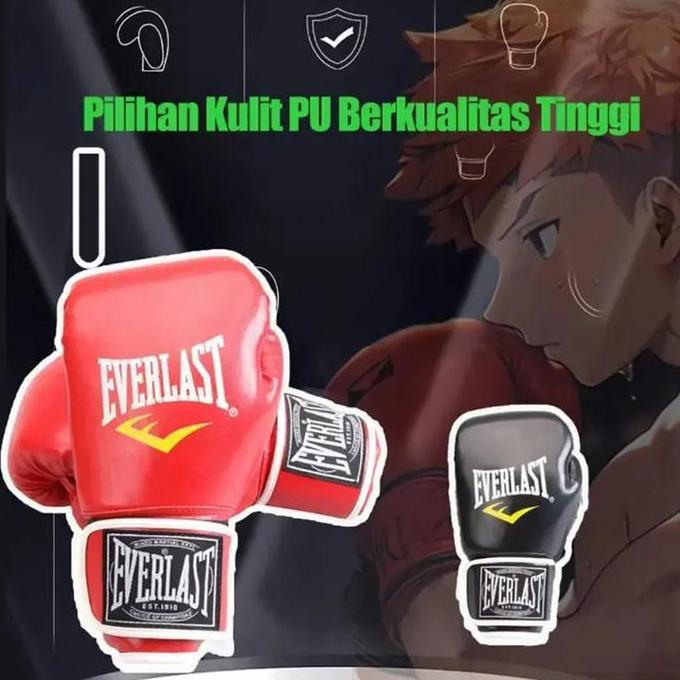 TERLARIS SARUNG TINJU EVERLAST SARUNG TINJU BOXING MUAYTHAI OLAHRAGA SAMSAK KARATE SILAT