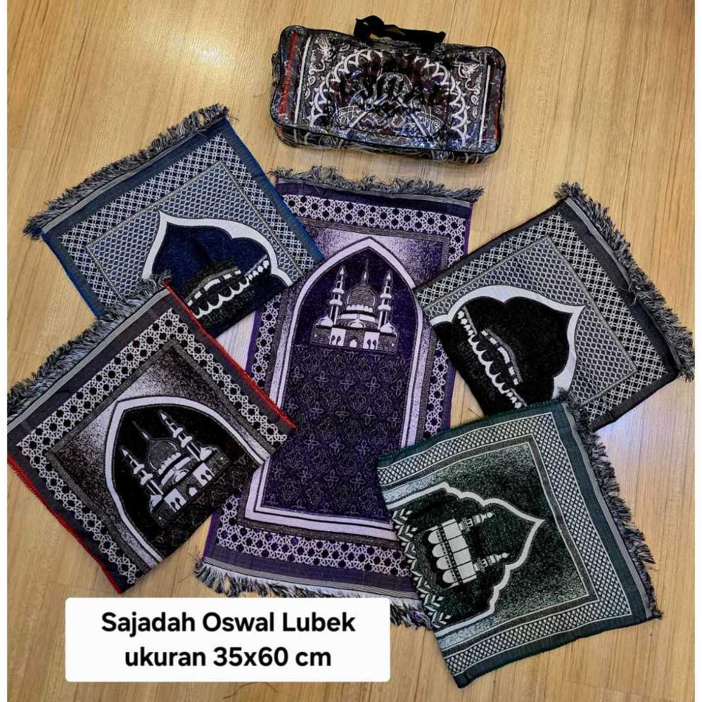 OFFICIAL PAKET SOUVENIR TILE SAJADAH OSWAL+ TASBIH SOVENIR PARCEL SAJADAH