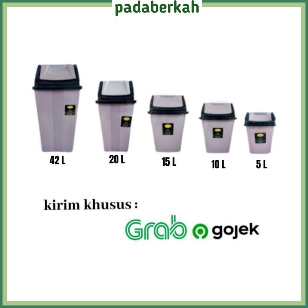 Tempat Sampah Komet Star 42 L / Tong Sampah Tempat Sampah Tutup Goyang