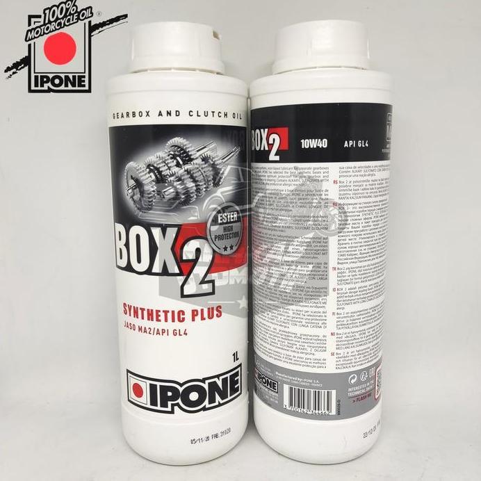 IPONE BOX 2 1L ESTER 2T/OLI MESIN/2TAK/100% ORIGINAL FRANCE