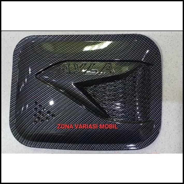 TERLARIS TANK COVER AGYA AYLA CARBON 2013 - 2021 / VARIASI TUTUP TANGKI BENSIN 