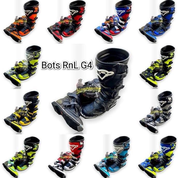 New Sepatu cross trail RNL G4 ORIGNAL sepatu bots GRMX enduro