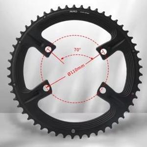 RIRO Doubel Chainring BCD 110mm 4 Bolt For Shimano Chain ring BCD 110 mm Sepeda Roadbike