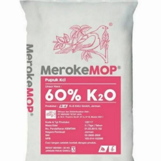 PUPUK KCL 50 KG KEMASAN ORIGINAL PABRIK