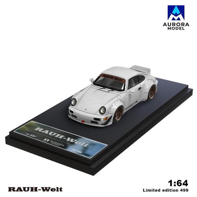 Aurora Model 1:64 RWB Porsche 964 Pearl White Limited