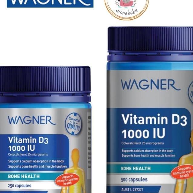 Wagner Vitamin D3 1000Iu 250 / 500 Capsules
