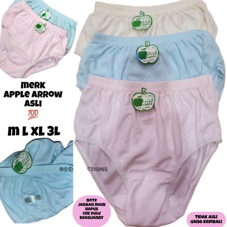 Cd Apple Arrow Asli Celana Dalam Wanita Cewek Dewasa Jumbo Lusinan