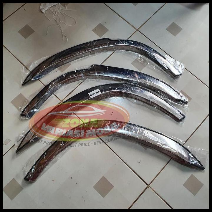 TERLARIS LIST FENDER TRIM OVER FENDER PANTHER LAMA 1995 - 1999 PLAT STAINLESS 