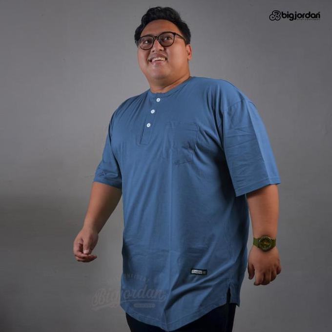 Ready stock BIGJORDAN baju muslim kaos kurta big size gamis pria ukuran jumbo 3XL 4XL 5XL 6XL 7XL 8X