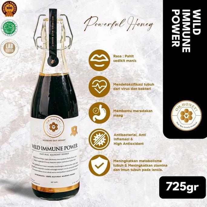 NEW WILD IMMUNE POWER / MADU HUTAN ALAMI 100% ASLI ( MADU POHON MAHONI ) ORI