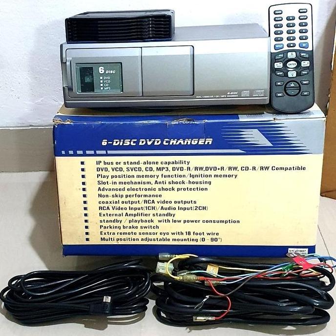 CAD-3600 MOBIL MULTIDISH 6 DISH CD / DVD / VIDEO CHANGER PLAYER IP BUS