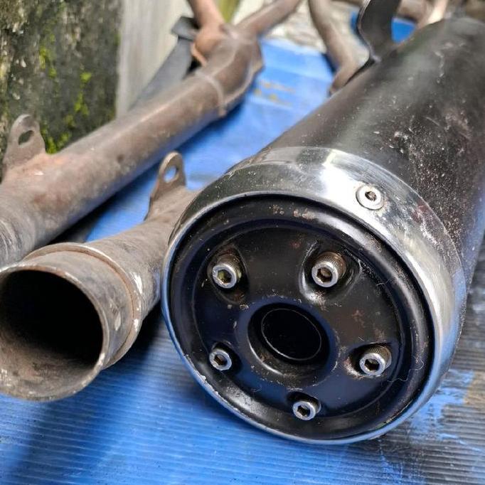 Knalpot Standar Ninja 250 Karbu Original Copotan