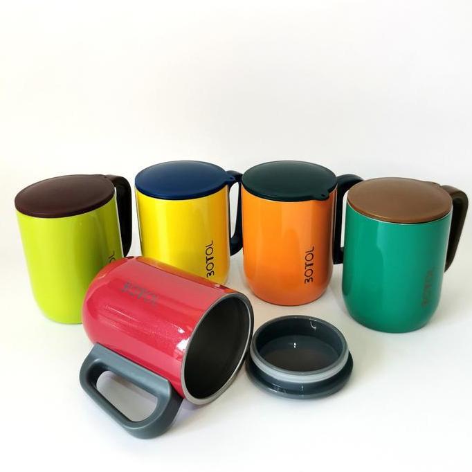 YONGKIVONS - MUG GELAS CANGKIR TAHAN PANAS DUBBLIN 220ML KOPI TEH STAINLESS STEEL KITCHENWARE MUG SU