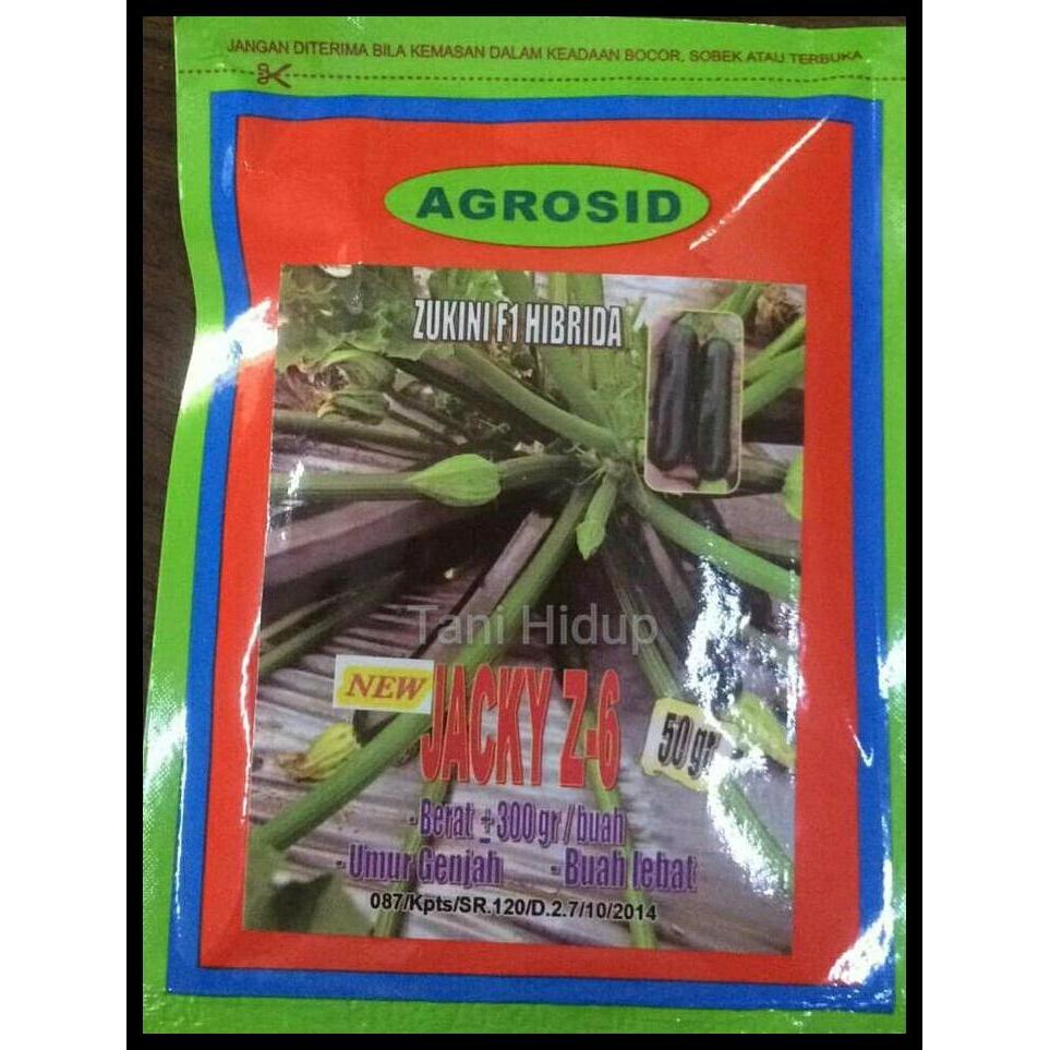 Promo / Benih Zukini Jacky Z-6 Kemasan 50 Gram - Agrosid