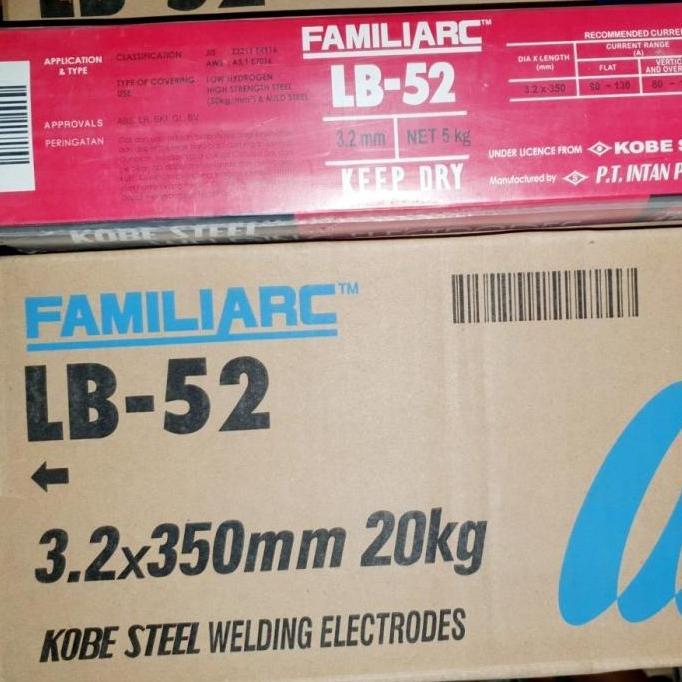 Whyy- Kawat Las Lb 52 3 2 Mm / Kawat Las Kobe (5Kg)/ Kawat Las