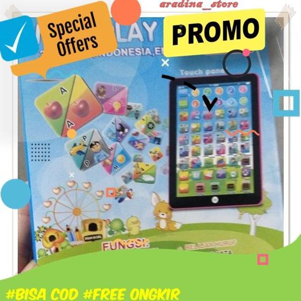 222 Ipad Mini Play Pad Edukatif 2 Bahasa Mainan Edukasi Anak 2 3 4 5 6 Thn