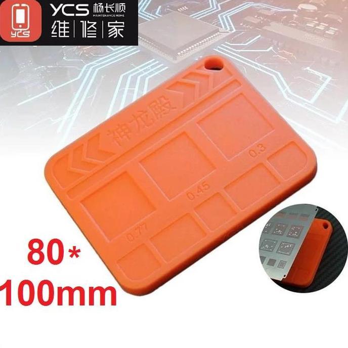 Magic Pad Alas Cetak Ic Cpu Ufs Strong Magnet Ycs Magnetic Pad Original 10*8cm Basis Isolasi Bantala