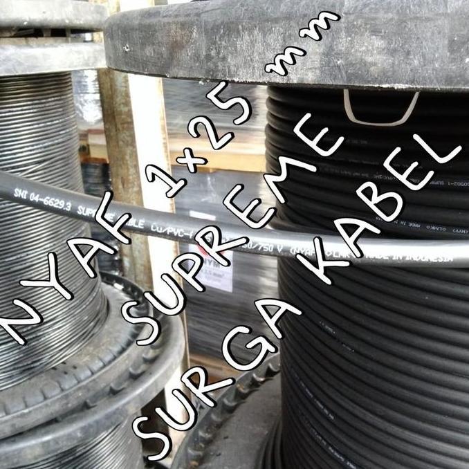 Bijuli- Nyaf 1X25 Mm Supreme/ Nyaf 1 X 25 Mm/ Kabel Serabut 25 Mm/ Kabel Nyaf