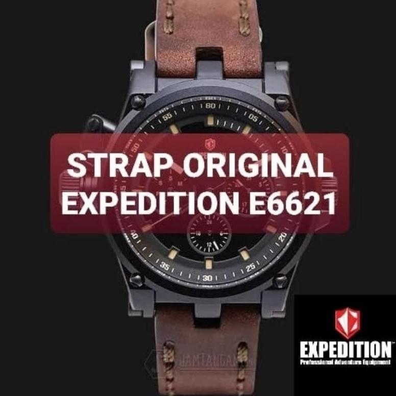 TALI JAM STRAP JAM KULIT JAM TANGAN EXPEDITION ORIGINAL E6621 E 6621