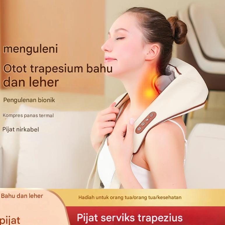 Terbaru Alat Pijat Shiatsu Elektrik Hadiah Sehat Untuk Pria Dan Wanita Alat Pijat Tubuh Pereda Nyeri