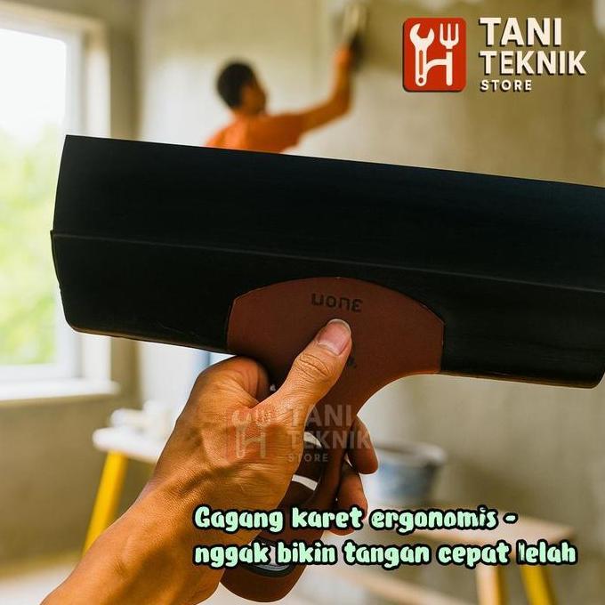 Raskam Baja Karbon 30 - 35cm Alat Skim Coat, Acian & Plamir Dinding Trowel Asli Paint GOL