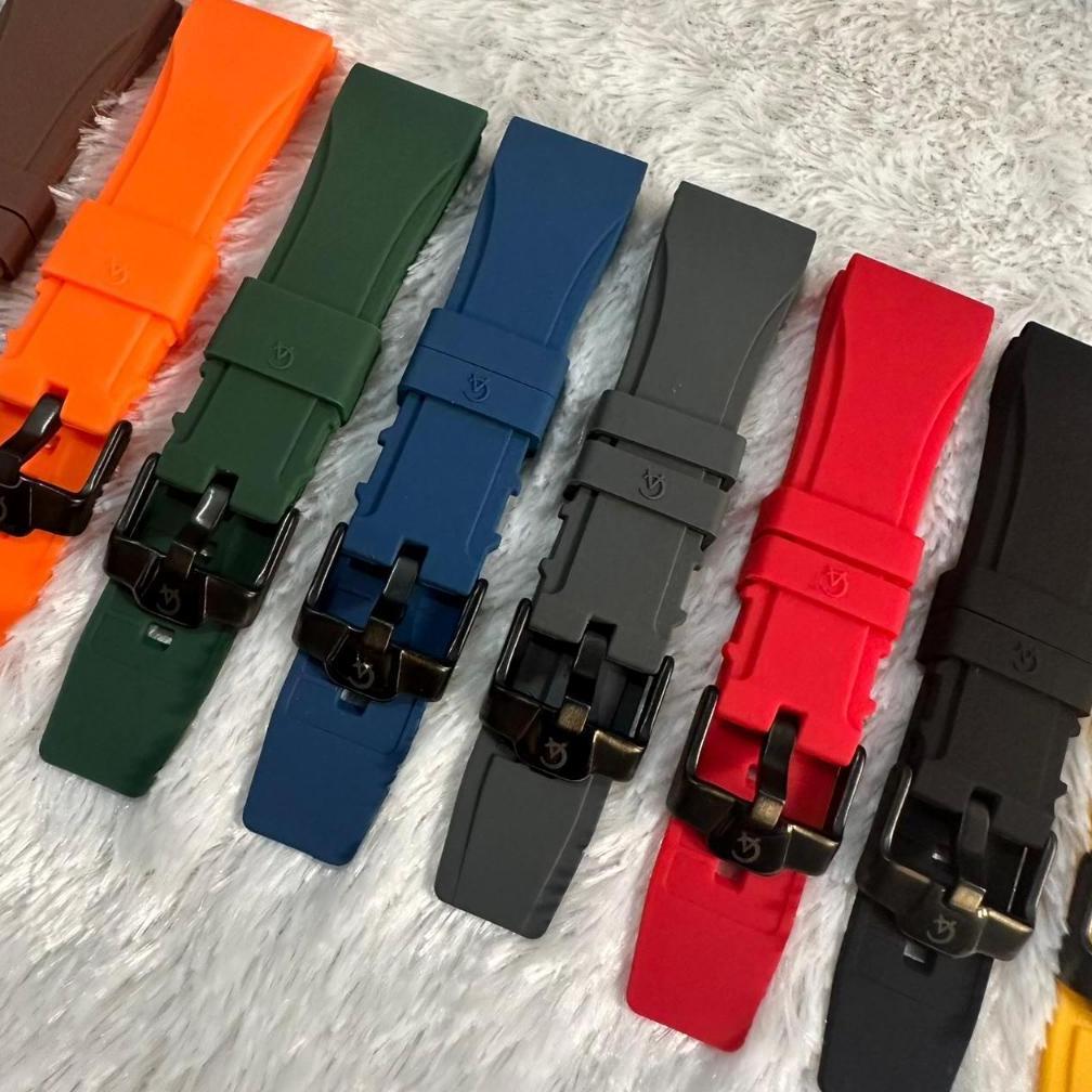 Tali Jam Tangan Karet Silikon Alexandre Christie, Strap Jam Rubber Silikon Alexandre Christie
