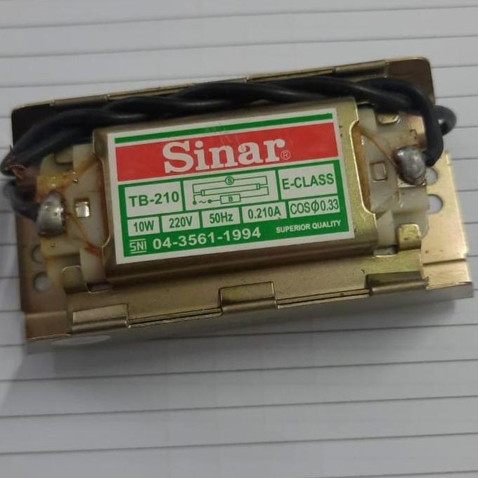 BEBAS ONGKIR - Tran Trans Trafo Balast Ballast Lampu tl Neon 10 / 20 / 40 watt Sinar