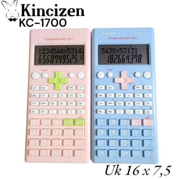 55. Kalkulator Scientific Kincizen Kc-1700 Ilmiah - Calculator Sekolah Kuliah Spt Fx-350Ms