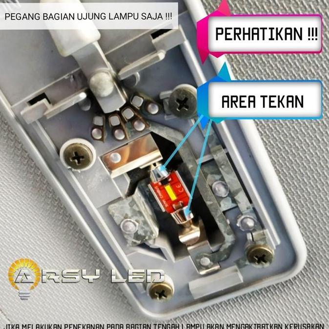 Arsy Led Lampu Plafon Kabin Mobil Crv Cr-V Isi 4 Gen4 Super Terang Car
