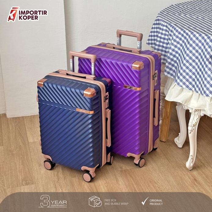 Importir Koper Joshee Rose Series Original Cabin 20 24 Inch Smooth Wheel Luggage Travel Ringan